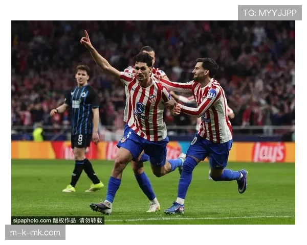 马德里竞技主场4-1大胜布鲁日，瑟洛特完成帽子戏法